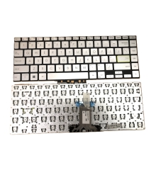 Bàn phím Laptop Asus Vivobook S433 X421 M433 A415 TM420 (Màu BẠC - Enter viền vàng)